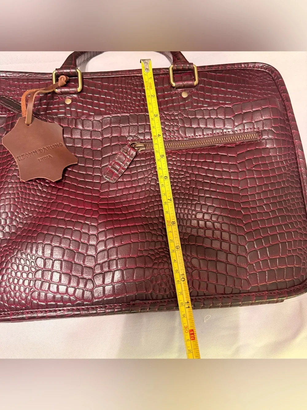 REONN DARLING Laptop Genuine Leather Bag 15 Inch Briefcase for Men | NEW